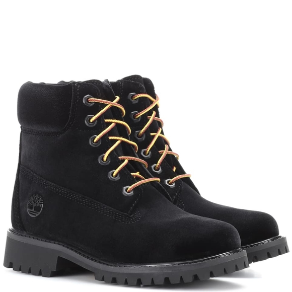OFF-WHITE x Timberland Velvet Hiking Boots Virgil Abloh - Picture 9 of 14